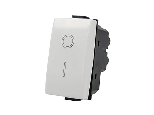 interruttore Bipolare 1 Modulo Compatibile BTicino Matix 16A 250V