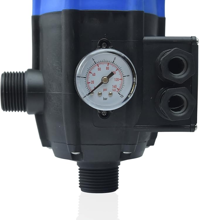 PressControl Con Manometro Sistema Elettronico di Controllo Pressione Automatico Per Sistema Autoclave e Elettropompe