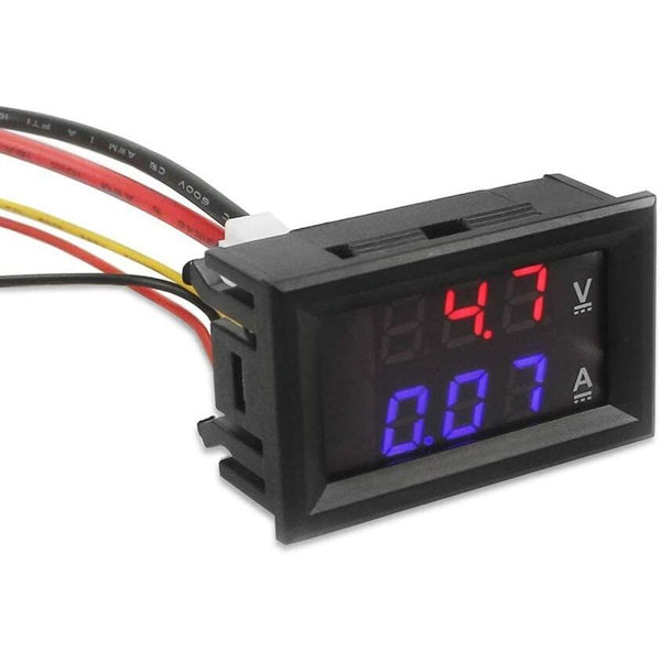 10 pz Voltometro digitale 2 fili 5-120 volt