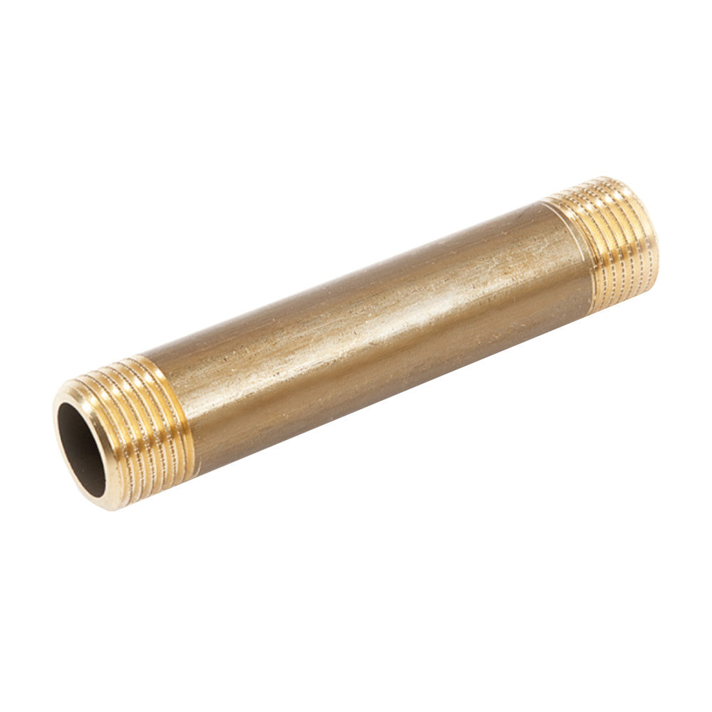 Tronchetto in Ottone Filettato 1/2" x 100 mm – Raccordo Maschio per Impianti Idraulici