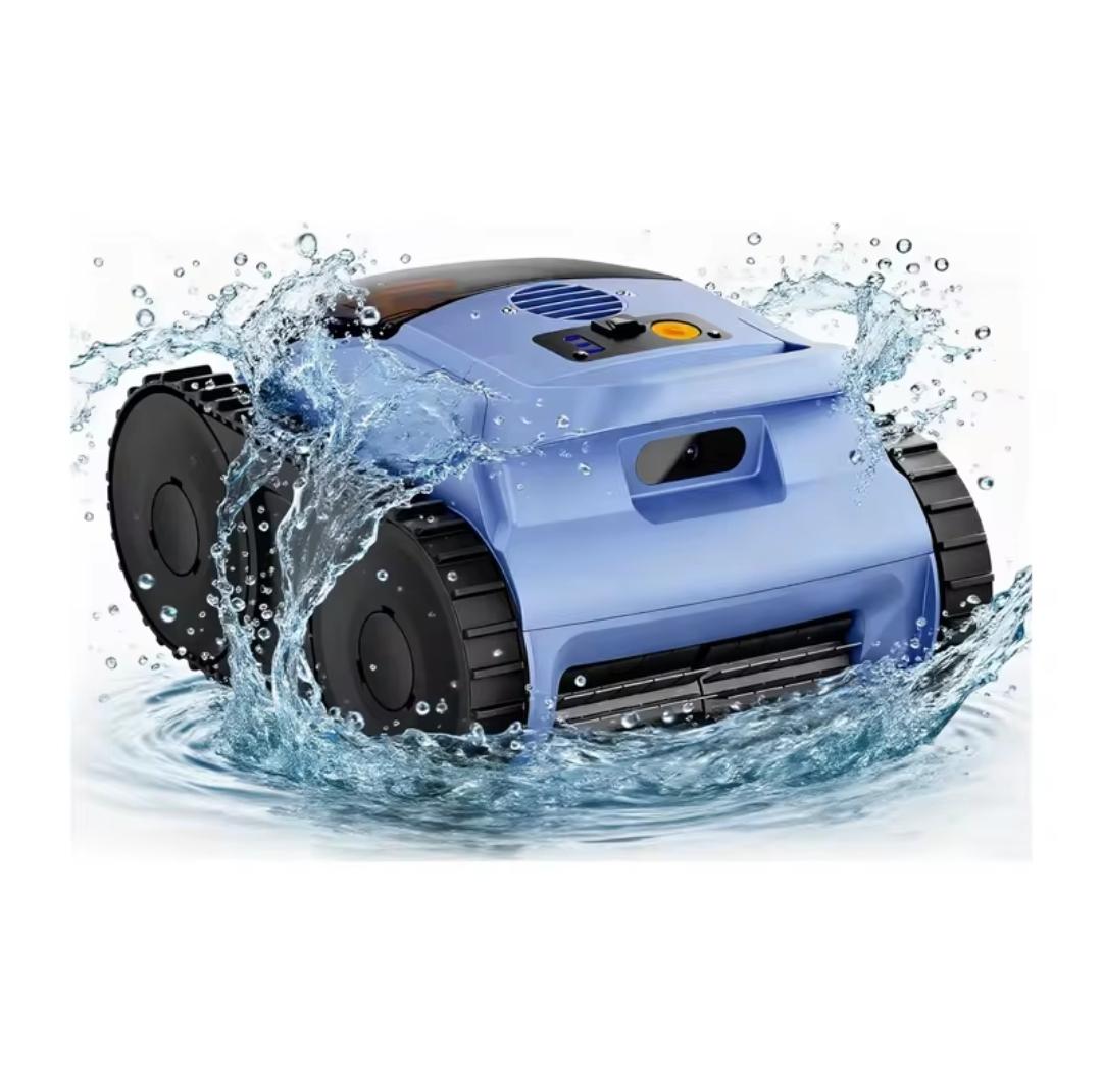 Robot Aspiratore Pulitore Automatico Per Piscina Autonomia 160 minuti Fondale e Pareti