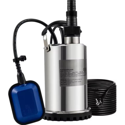 Pompa Sommergibile Inox 0.55kW  1HP 230V – Alta Portata per Uso Professionale