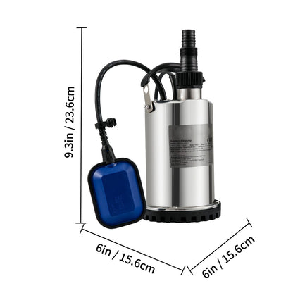 Pompa Sommergibile Inox 0.55kW  1HP 230V – Alta Portata per Uso Professionale