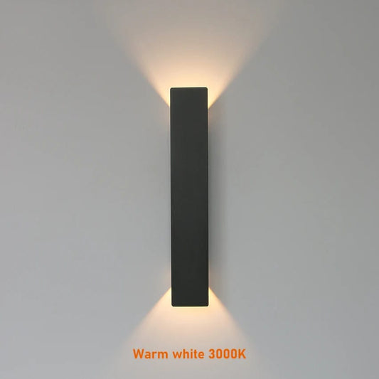 Lampada da Parete Moderna a LED Per Esterni IP65 220V Luce Calda o Fredda