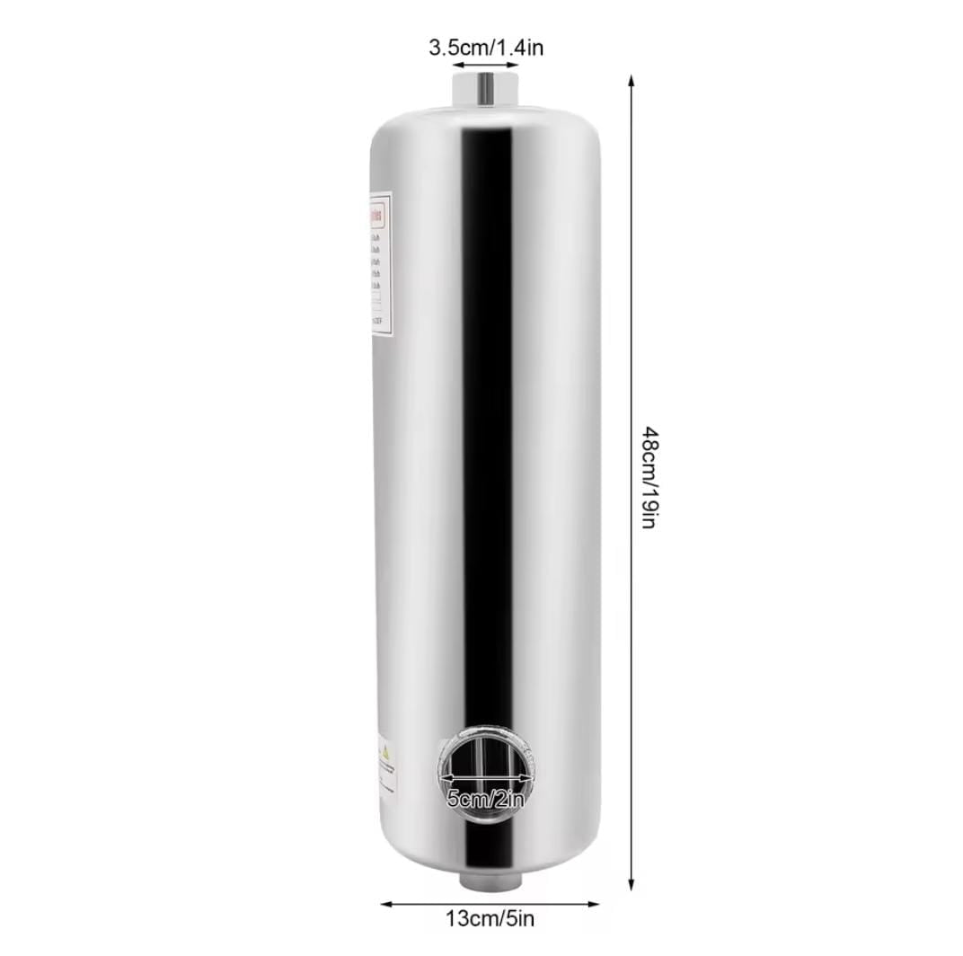 Scambiatore di Calore per Piscina in Inox Serie MF200 – 200.000 Btuh