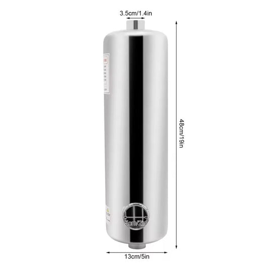 Scambiatore di Calore per Piscina in Inox Serie MF200 – 200.000 Btuh