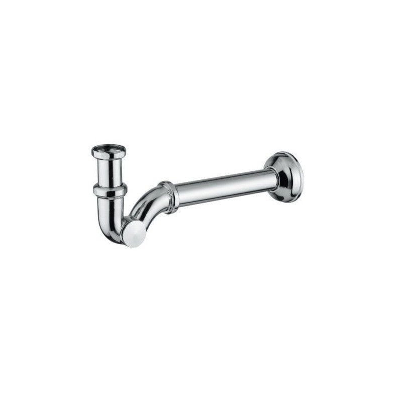 Sifone a S in Acciaio Inossidabile 1" 1/4 Ghidini per Lavabo e Bidet