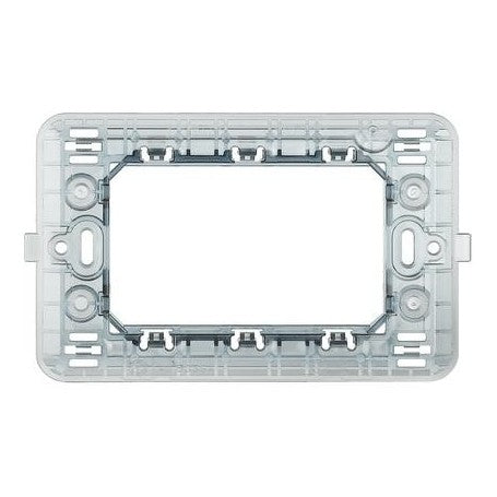 Supporti Compatibili BTicino Matix 2-5 Posti | Per placche 503/504/505 – Fissaggio a Viti